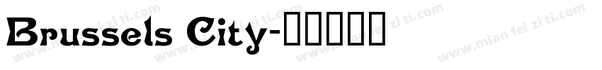 Brussels City字体转换